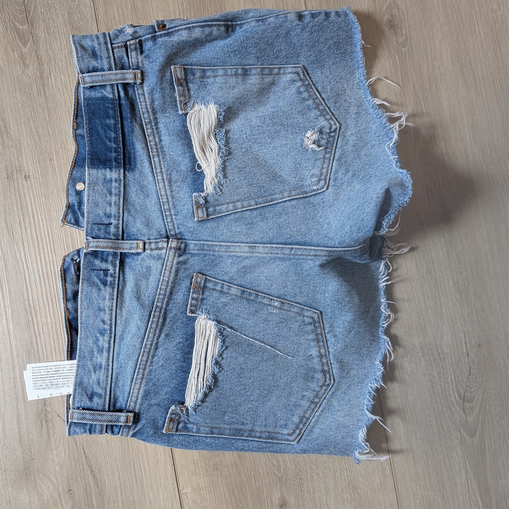 Abercrombie & Fitch Blue High Rise Shorts